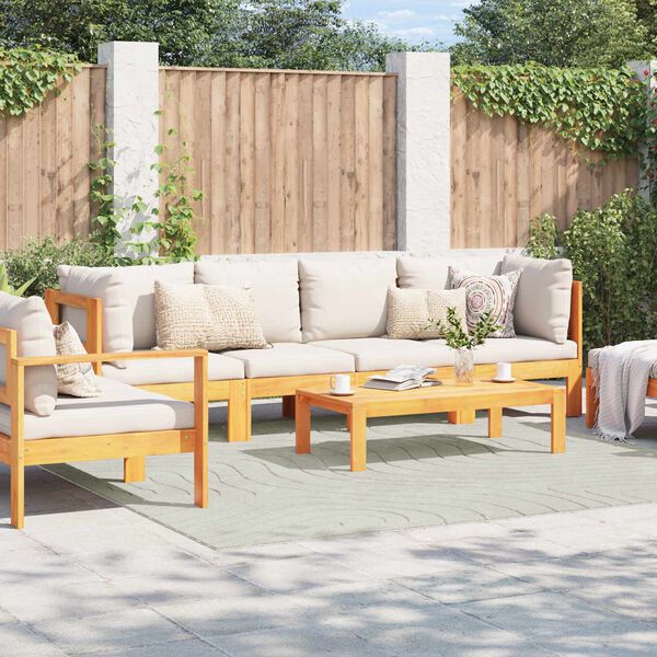 vidaXL Tapis de surface Carr&eacute; PALMERAS Vert 240 x 240 cm Polyester