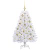 vidaXL Sapin de No&euml;l Artificiel &agrave; Branches Articul&eacute;es Blanc 120 cm