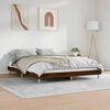 vidaXL Cadre de lit sans matelas ch&ecirc;ne marron 120x200 cm