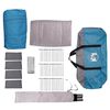 vidaXL Tente familiale avec toit Bleu et gris 745 x 700 x 217 cm
