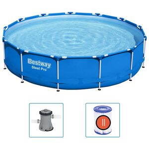 Bestway Piscine &agrave; cadre Steel Pro 396x84 cm