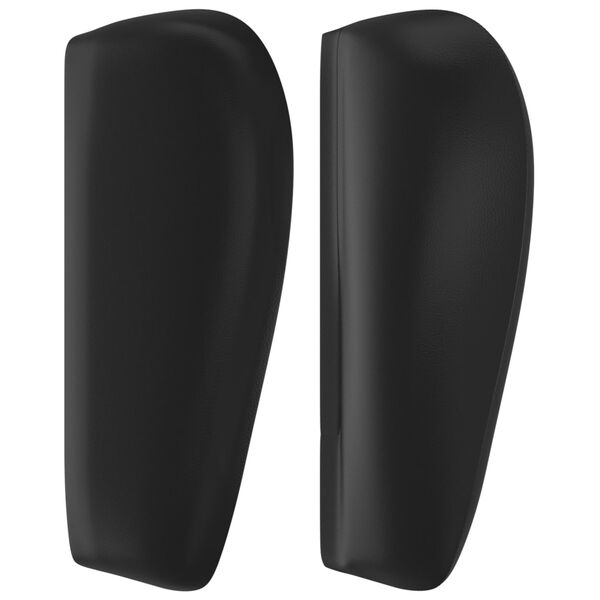 vidaXL T&ecirc;te de lit avec oreilles Noir 183x23x78/88 cm Similicuir