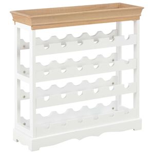 vidaXL Armoire &agrave; vin Blanc 70 x 22,5 x 70,5 cm MDF