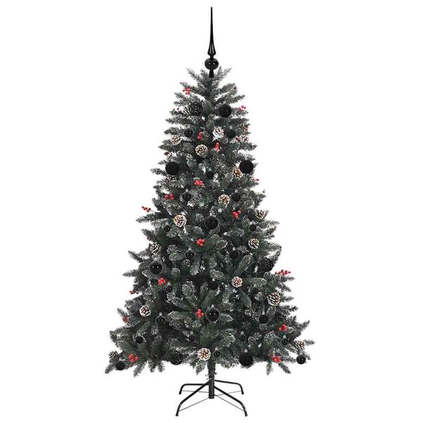 vidaXL Sapin de No&euml;l artificiel Vert 150 cm PVC, plastique et acier