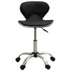 vidaXL Chaise de bureau Noir Similicuir