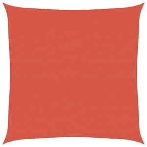 vidaXL Voile d'ombrage 160 g/m&sup2; Terre cuite 6x6 m PEHD