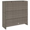 vidaXL Armoire de rangement avec &eacute;tag&egrave;re Gris 100 x 36 x 102 cm Rotin
