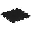 vidaXL Carreaux de sol caoutchouc 16 pcs noir 16 mm 30x30 cm