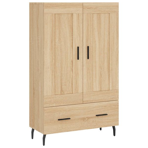 vidaXL Buffet haut ch&ecirc;ne sonoma 69,5x31x115 cm bois d'ing&eacute;nierie