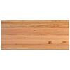 vidaXL Table &agrave; manger et bord naturel bois massif ch&ecirc;ne rectangulaire