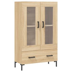 vidaXL Buffet haut ch&ecirc;ne sonoma 69,5x31x115 cm bois d'ing&eacute;nierie