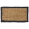 vidaXL Tapis de surface Gris fonc&eacute; 60 x 110 cm Jute