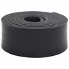 vidaXL Bordure en caoutchouc de chasse-neige noir 300x8x1 cm