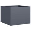 vidaXL Jardini&egrave;re anthracite 40x40x30 cm acier