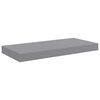 vidaXL &Eacute;tag&egrave;res murales flottantes 4 pcs gris 50x23x3,8 cm MDF