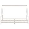 vidaXL Cadre de lit pour enfants blanc 80x200 cm bois de pin massif