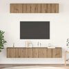 vidaXL Ensemble meuble TV 5 pcs Ch&ecirc;ne artisanal Bois d'ing&eacute;nierie