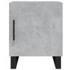 vidaXL Tables de chevet 2 pcs gris béton 40x40x50 cm bois d’ingénierie