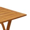 vidaXL Table de jardin 110x110x75 cm Bois d'acacia solide