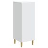 vidaXL Buffet Blanc 33 x 34,5 x 90 cm Bois d'ing&eacute;nierie