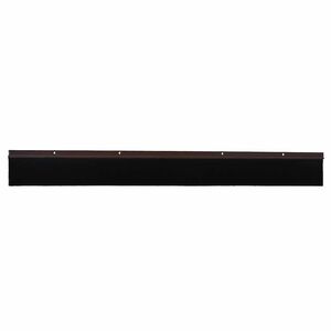 vidaXL Brosses d'&eacute;tanch&eacute;it&eacute; pour porte &agrave; visser 6 pc Marron 100 cm