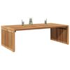 vidaXL Table d'appoint de jardin Marron 110 x 55 x 35.5 cm