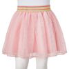 Jupe avec tulle pour enfants rose clair 92