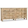 vidaXL Buffet Bois de manguier solide 200x40x90 cm