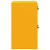 vidaXL Cabinet de Dossier Jaune moutarde 44 x 50 x 106.5 cm