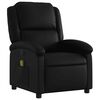 vidaXL Fauteuil de massage inclinable noir similicuir