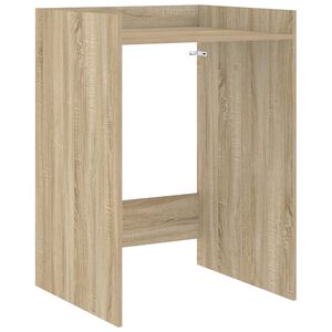vidaXL Armoire pour machine &agrave; laver Ch&ecirc;ne Sonoma 67,5 x 62 x 97 cm