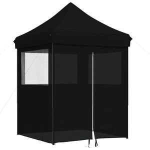 vidaXL Tente de f&ecirc;te Noir 200 x 200 x 306 cm Tissu Oxford