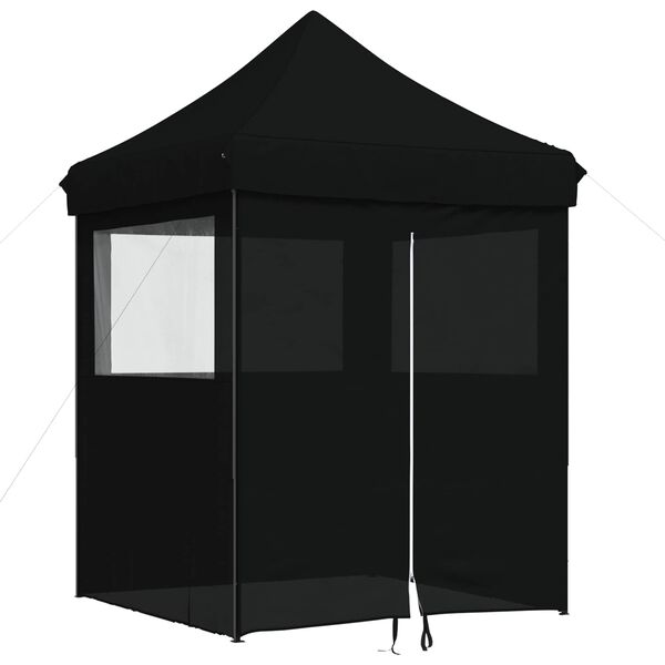 vidaXL Tente de f&ecirc;te Noir 200 x 200 x 306 cm Tissu Oxford