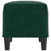 vidaXL Banc Vert fonc&eacute; 70x35x41 cm Velours