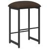 vidaXL Tabouret de bar Taupe 40 x 32 x 64 cm Bois d'ing&eacute;nierie