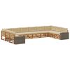 vidaXL Ensembles de canap&eacute;s 10 pc Bois d'Acacia Massif