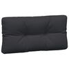 vidaXL Coussins de palette lot de 7 noir tissu