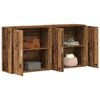 vidaXL Buffet 2 pcs Bois ancien 79 x 38 x 80 cm Bois d'ing&eacute;nierie