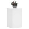 vidaXL Supports pour plantes 2 pcs blanc 30x30x50 cm bois d'ing&eacute;nierie