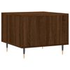 vidaXL Tables basses 2 pcs chêne marron 50x50x40 cm bois d'ingénierie