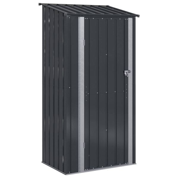vidaXL Cabanons de jardin Anthracite 103 x 74 x 200 cm M&eacute;tал