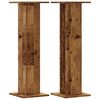 vidaXL Supports de haut-parleurs 2 pcs vieux bois bois d'ing&eacute;nierie