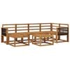 vidaXL Ensemble de canap&eacute;s d'ext&eacute;rieur 7 pcs Naturel