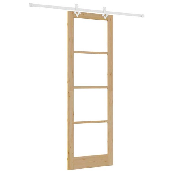 vidaXL Porte coulissante Naturel 78 x 232 cm