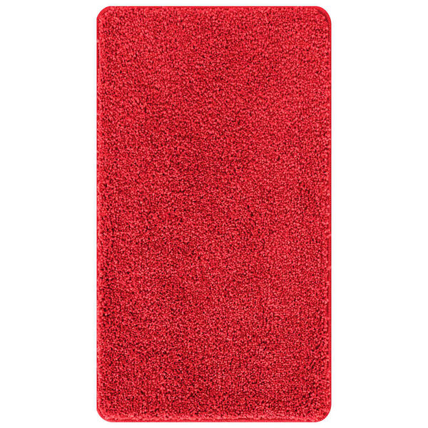 vidaXL Tapis de bain antid&eacute;rapant Rouge 70 x 120 cm PP