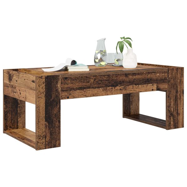 vidaXL Table basse Bois ancien 110 x 50 x 41 cm Bois d'ing&eacute;nierie