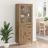 vidaXL Haut Armoire avec tiroir Ch&ecirc;ne artisanal 69,5 x 34 x 90 cm