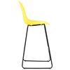 vidaXL Ensemble de bar 3 pcs Plastique Jaune
