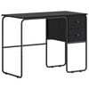 vidaXL Bureau avec rangement Ch&ecirc;ne noir 100 x 50 x 75 cm