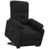 vidaXL Fauteuil Noir Tissu